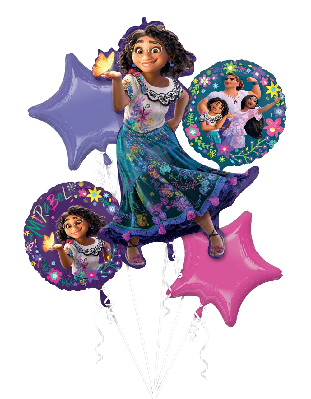 Encanto Balloon Bouquet - 6-Piece Magical Party Decoration Set