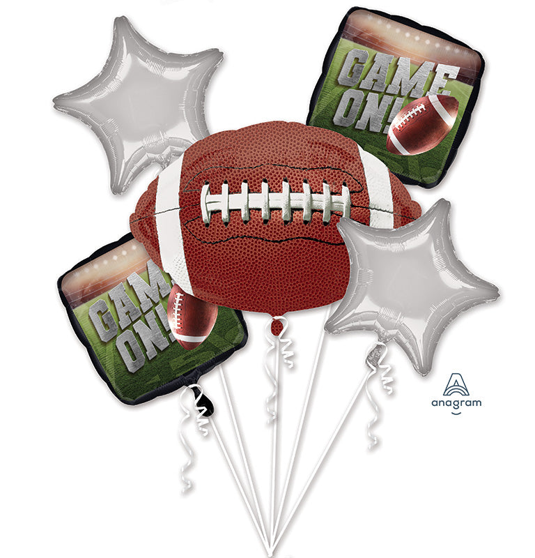 Balloon Go Fight Win NFL Bouquet