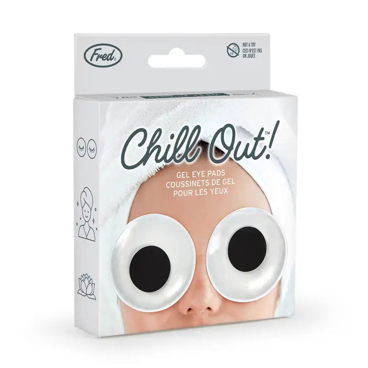 Googly Eyes Cooling Gel Eye Pads - Fun Reusable Eye Masks