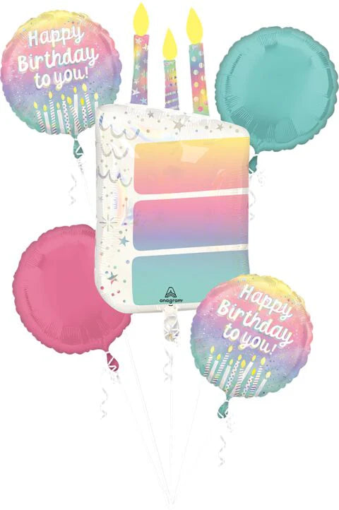 Pearlized Birthday Cake Bouquet