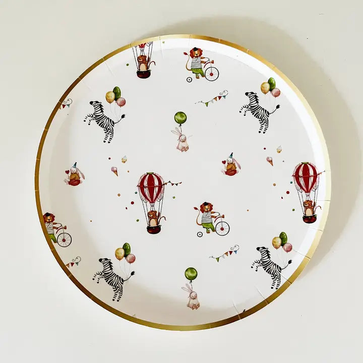Carnival Small Plates 8-Pack - Party Tableware