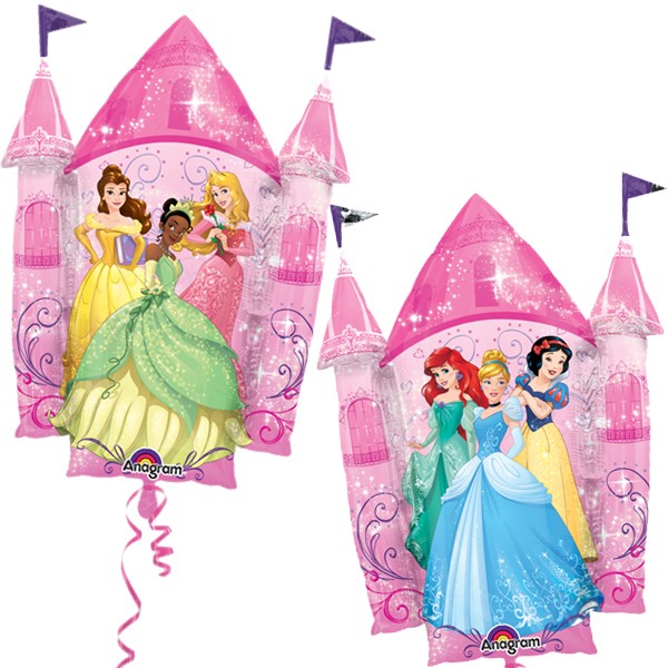 Disney Princess Castle Super Shape Balloon – 2-Sided Design