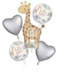 Balloon Bouquet Hello Baby Jungle
