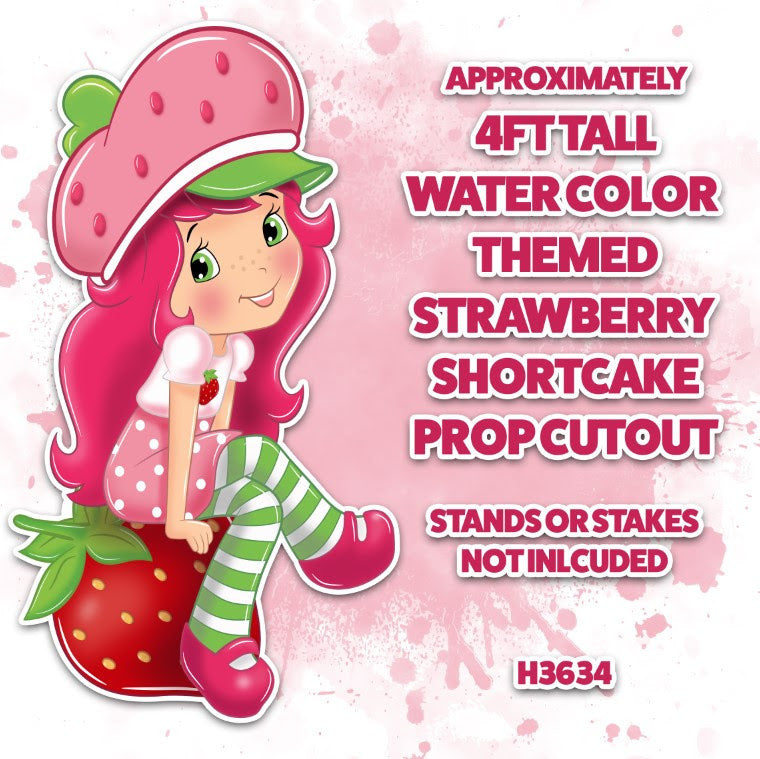 Strawberry Birthday Party Backdrop