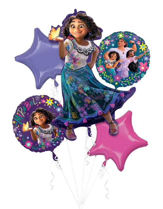 Encanto Balloon Bouquet - 6-Piece Magical Party Decoration Set
