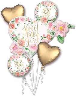 Sweet Baby Girl Balloon Bouquet