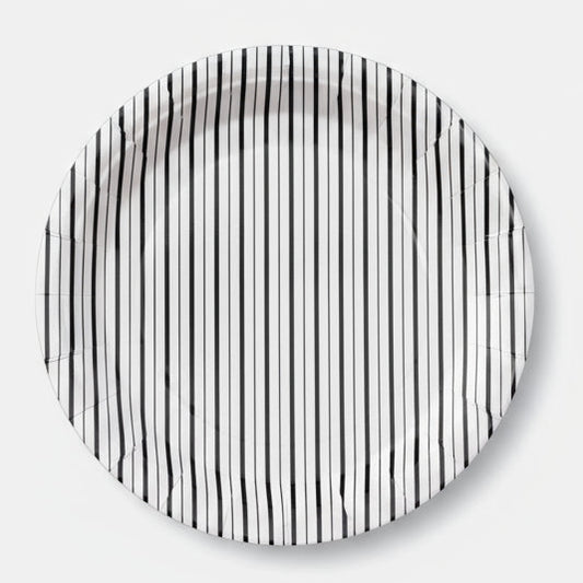 Stripes Plates (Set of 8)