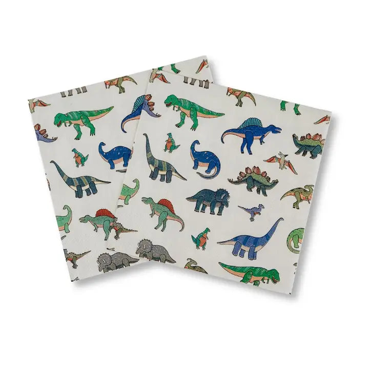 Dinosaur Lunch Napkins 24-Pack 6.5" - Kids Party Tableware