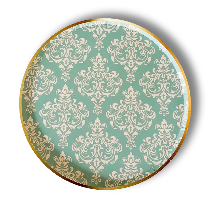 French Patisserie Large Plates - Parisian Theme Party Tableware