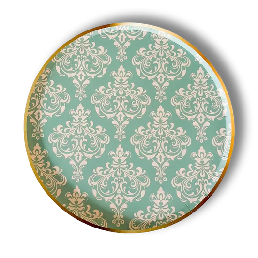 French Patisserie Large Plates - Parisian Theme Party Tableware