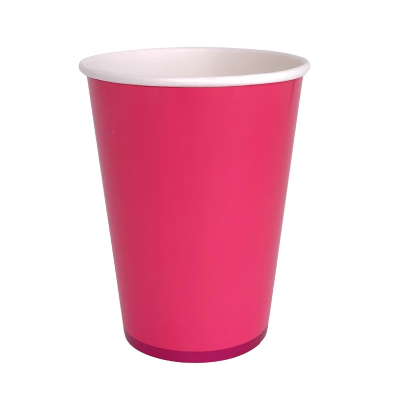 Haute Pink Signature Cups 8-Pack - Hot Pink Party Tableware