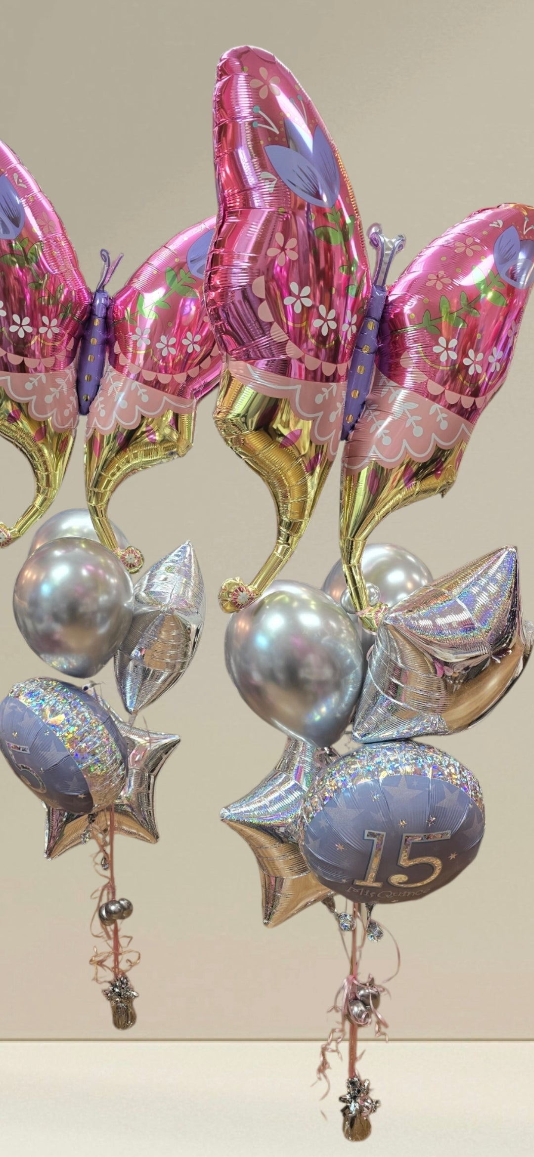 Butterfly Balloon Bouquet – Latex & Foil Helium Party Decor