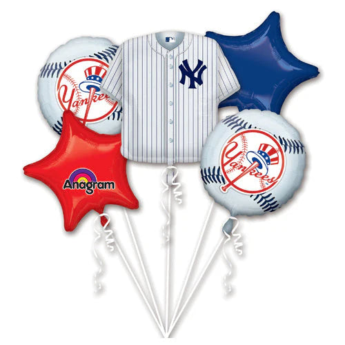 MLB NY Yankees Balloon Bouquet