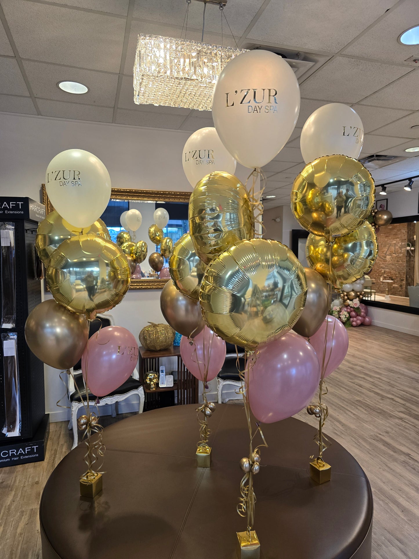 Organic Balloon Arrangement – Skin Salon Grand Opening